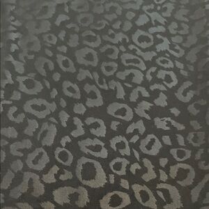 Black Textured Leopard Print Leggings